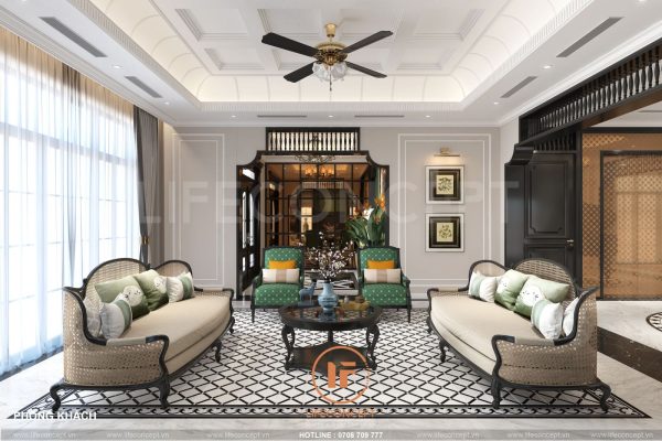 Indochine interior design Novaworld Phan Thiết