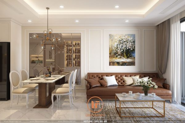 Giá nội thất tân cổ điển hiện đại Novaworld Phan Thiết