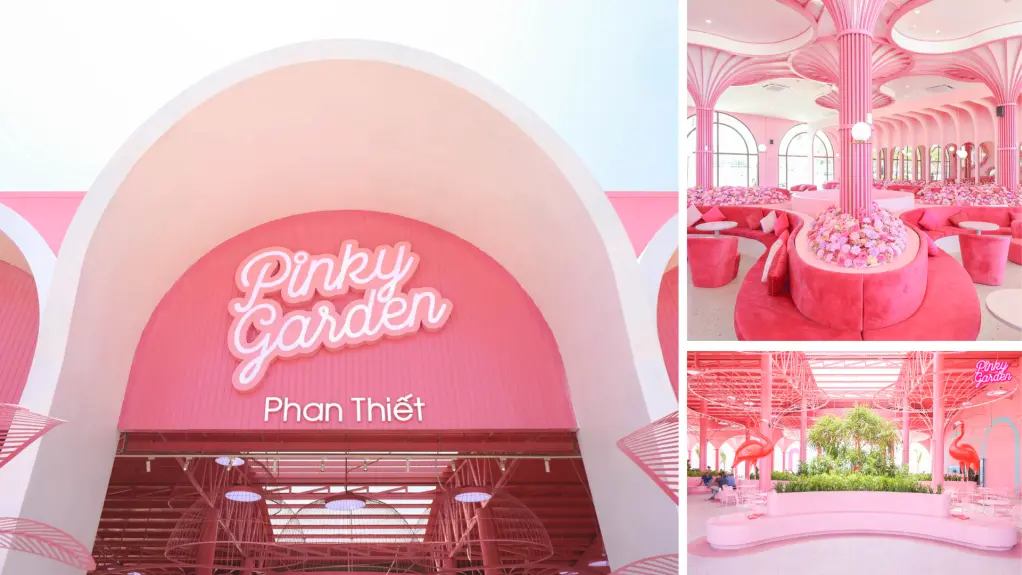 Pinky Garden Phan Thiết 【0909.521.333】 Nét hồng độc lạ Chekin
