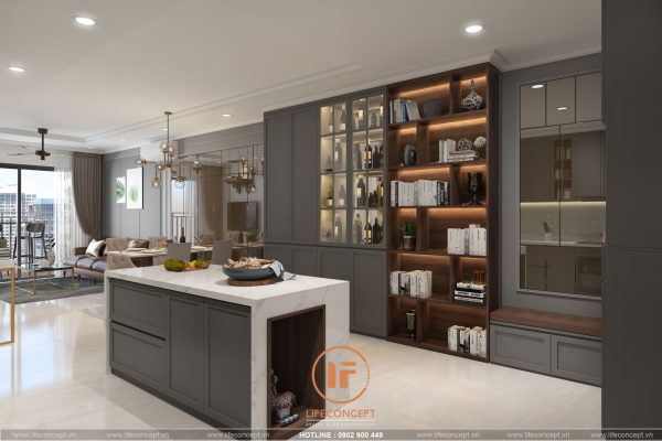 Nội thất tân cổ điển Novaworld Phan Thiết