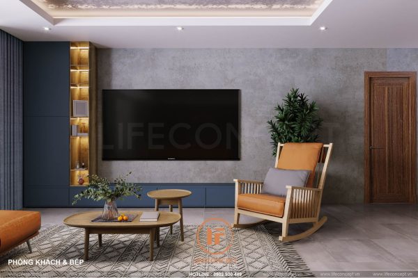 thi công nội thất nhà phố Aqua City