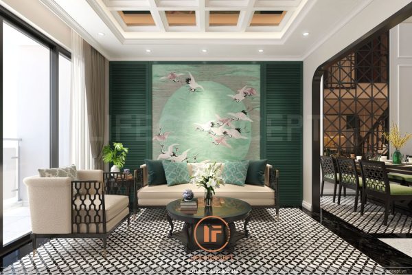 thi công nội thất nhà phố Aqua City