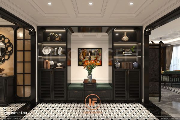 thiết kế nội thất biệt thự đơn lập Novaworld Bình Thuận