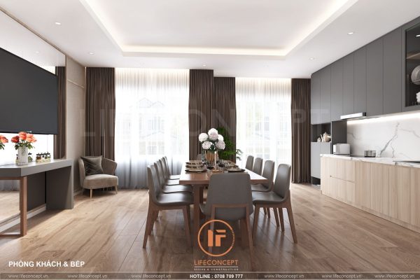 thiết kế nội thất biệt thự đơn lập Novaworld Phan Thiết