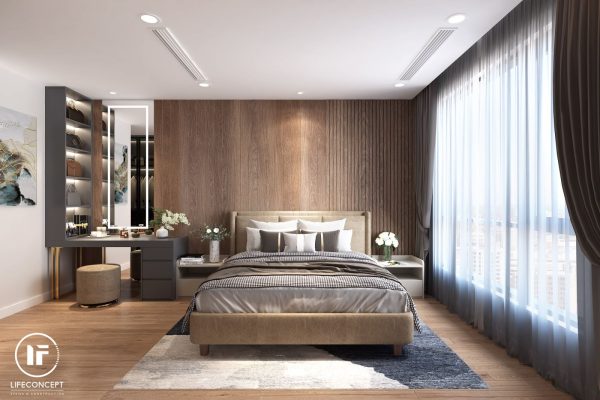 thiết kế nội thất biệt thự song lập Novaworld Bình Thuận