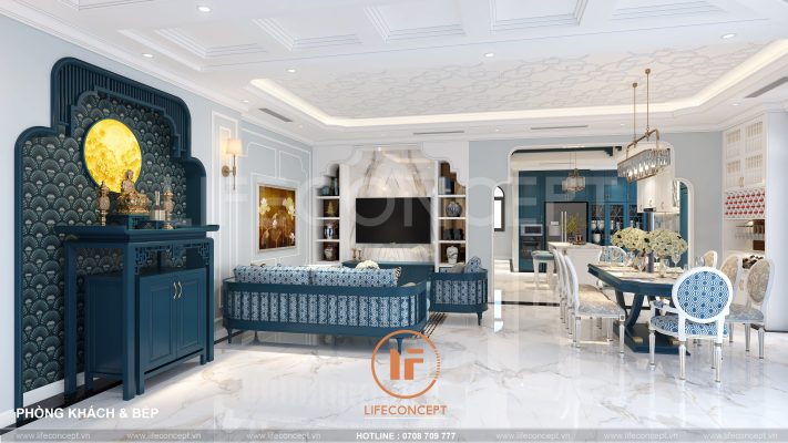 villa song lập phong cách đông dương Novaworld Phan Thiết 