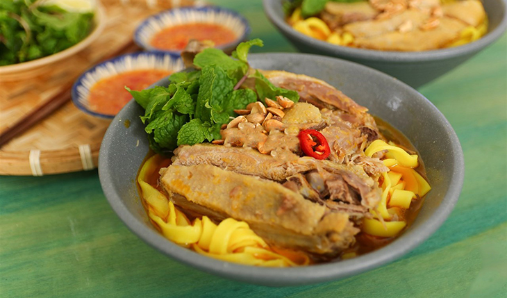 Mì Quảng Vịt Phan Thiết trứ danh với chất vị ngọt thanh và mới lạ hấp dẫn