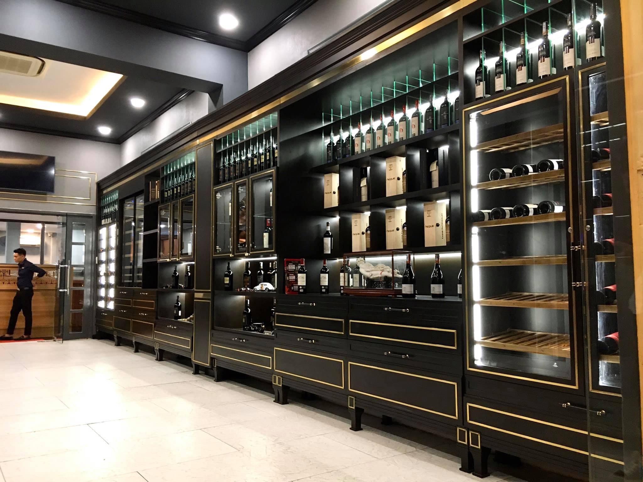 Tủ Rượu Đẹp Nhà Hàng 