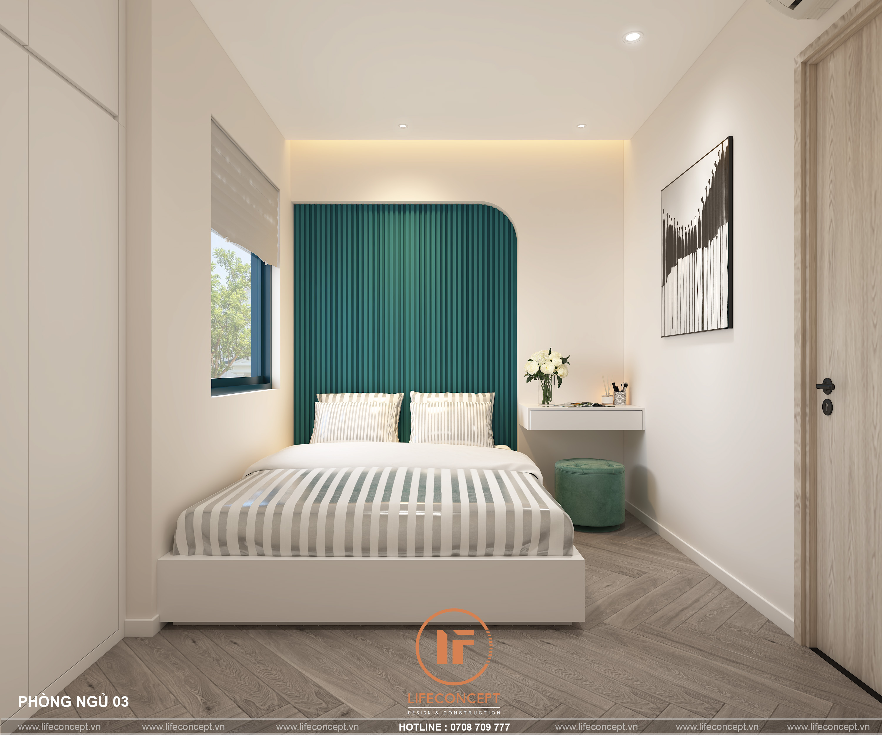 Giường có đệm Memory Foam